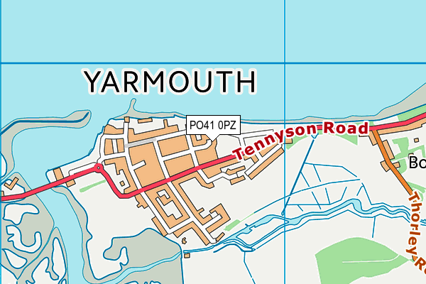 PO41 0PZ map - OS VectorMap District (Ordnance Survey) PO41 0PZ map - OS VectorMap District (Ordnance Survey)