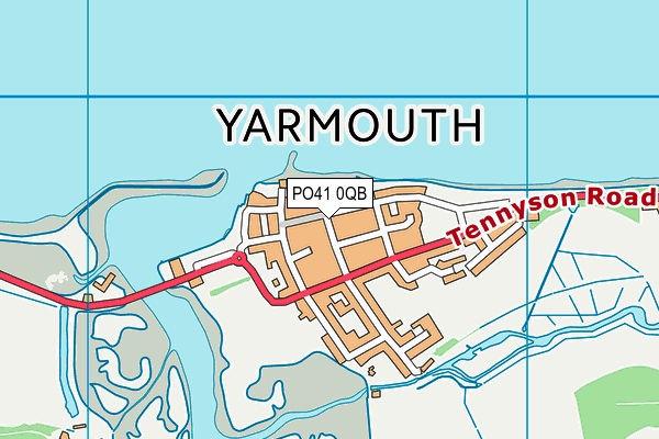 PO41 0QB map - OS VectorMap District (Ordnance Survey)