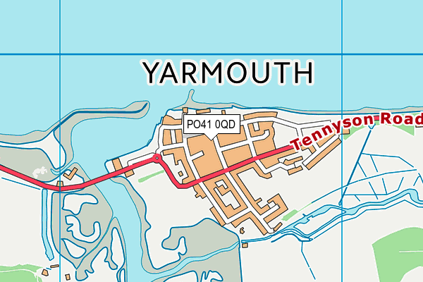 PO41 0QD map - OS VectorMap District (Ordnance Survey) PO41 0QD map - OS VectorMap District (Ordnance Survey)