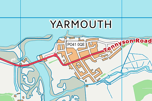 PO41 0QE map - OS VectorMap District (Ordnance Survey) PO41 0QE map - OS VectorMap District (Ordnance Survey)