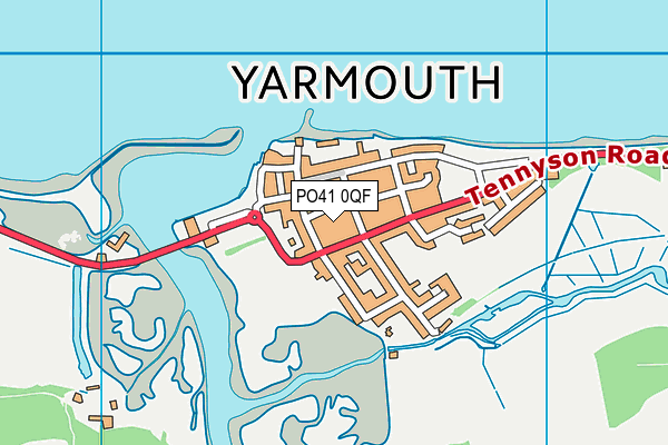 PO41 0QF map - OS VectorMap District (Ordnance Survey) PO41 0QF map - OS VectorMap District (Ordnance Survey)