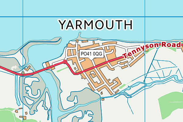 PO41 0QG map - OS VectorMap District (Ordnance Survey) PO41 0QG map - OS VectorMap District (Ordnance Survey)