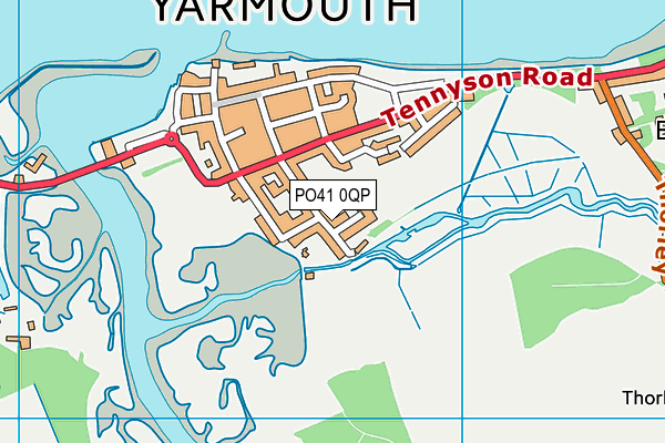 PO41 0QP map - OS VectorMap District (Ordnance Survey) PO41 0QP map - OS VectorMap District (Ordnance Survey)