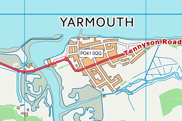 PO41 0QQ map - OS VectorMap District (Ordnance Survey) PO41 0QQ map - OS VectorMap District (Ordnance Survey)