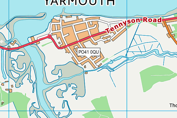 PO41 0QU map - OS VectorMap District (Ordnance Survey) PO41 0QU map - OS VectorMap District (Ordnance Survey)