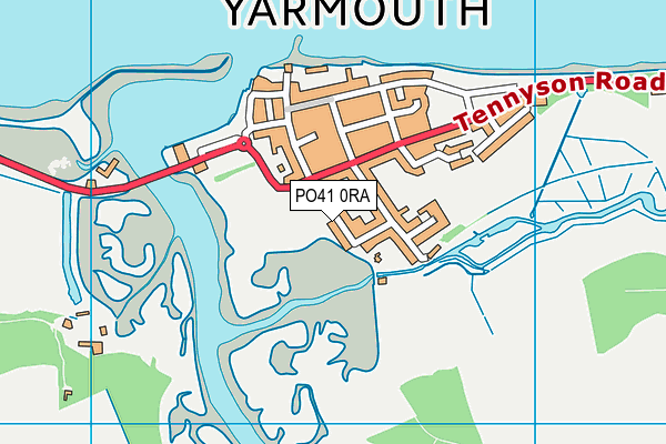 PO41 0RA map - OS VectorMap District (Ordnance Survey) PO41 0RA map - OS VectorMap District (Ordnance Survey)