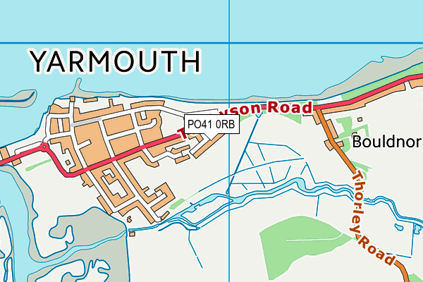 PO41 0RB map - OS VectorMap District (Ordnance Survey) PO41 0RB map - OS VectorMap District (Ordnance Survey)