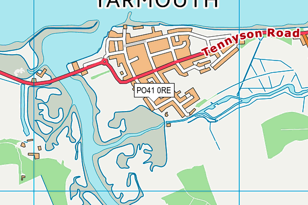 PO41 0RE map - OS VectorMap District (Ordnance Survey) PO41 0RE map - OS VectorMap District (Ordnance Survey)