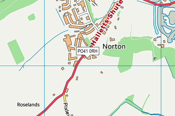 PO41 0RH map - OS VectorMap District (Ordnance Survey) PO41 0RH map - OS VectorMap District (Ordnance Survey)
