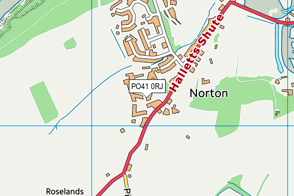 PO41 0RJ map - OS VectorMap District (Ordnance Survey) PO41 0RJ map - OS VectorMap District (Ordnance Survey)