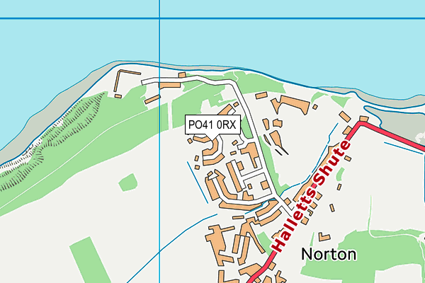 PO41 0RX map - OS VectorMap District (Ordnance Survey) PO41 0RX map - OS VectorMap District (Ordnance Survey)