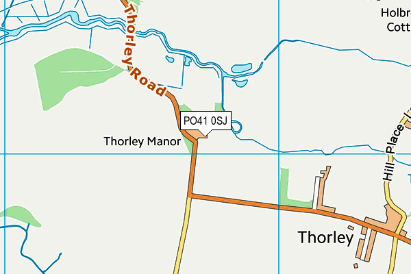 PO41 0SJ map - OS VectorMap District (Ordnance Survey) PO41 0SJ map - OS VectorMap District (Ordnance Survey)