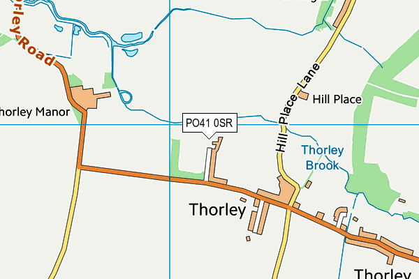 PO41 0SR map - OS VectorMap District (Ordnance Survey) PO41 0SR map - OS VectorMap District (Ordnance Survey)