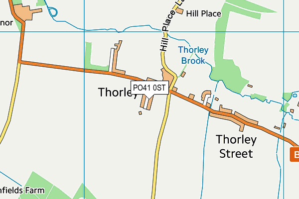 PO41 0ST map - OS VectorMap District (Ordnance Survey) PO41 0ST map - OS VectorMap District (Ordnance Survey)