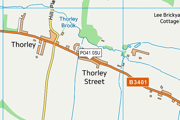 PO41 0SU map - OS VectorMap District (Ordnance Survey) PO41 0SU map - OS VectorMap District (Ordnance Survey)