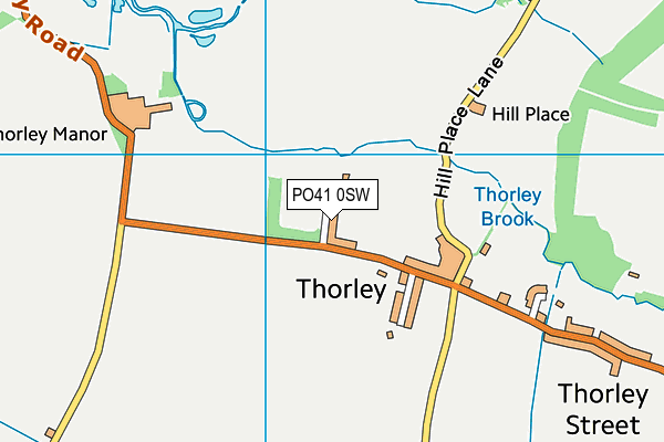 PO41 0SW map - OS VectorMap District (Ordnance Survey) PO41 0SW map - OS VectorMap District (Ordnance Survey)