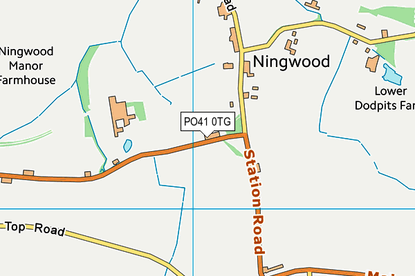 PO41 0TG map - OS VectorMap District (Ordnance Survey) PO41 0TG map - OS VectorMap District (Ordnance Survey)