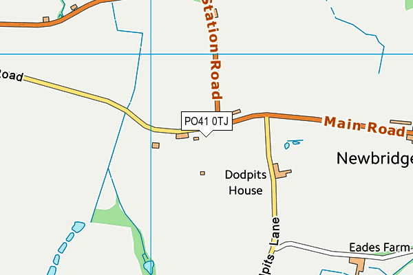 PO41 0TJ map - OS VectorMap District (Ordnance Survey) PO41 0TJ map - OS VectorMap District (Ordnance Survey)