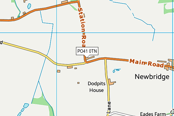 PO41 0TN map - OS VectorMap District (Ordnance Survey) PO41 0TN map - OS VectorMap District (Ordnance Survey)