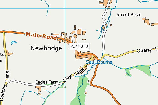 PO41 0TU map - OS VectorMap District (Ordnance Survey) PO41 0TU map - OS VectorMap District (Ordnance Survey)