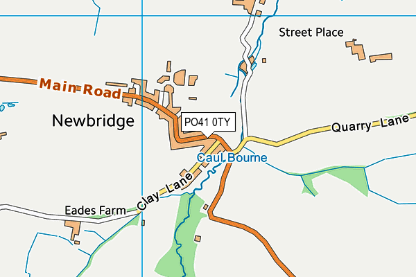 PO41 0TY map - OS VectorMap District (Ordnance Survey) PO41 0TY map - OS VectorMap District (Ordnance Survey)