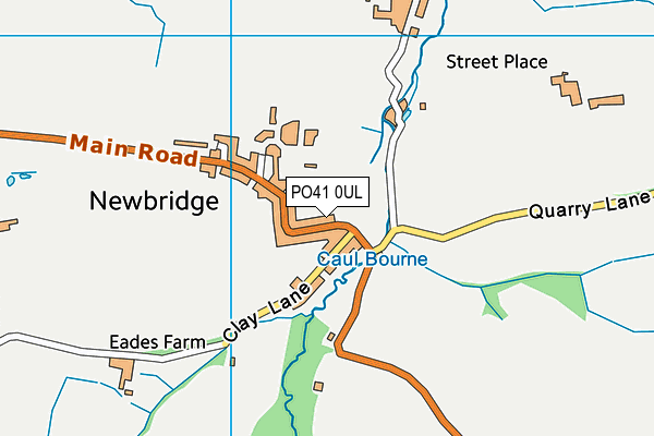 PO41 0UL map - OS VectorMap District (Ordnance Survey) PO41 0UL map - OS VectorMap District (Ordnance Survey)
