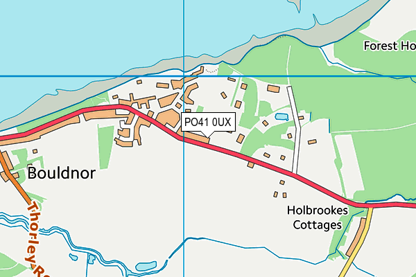 PO41 0UX map - OS VectorMap District (Ordnance Survey) PO41 0UX map - OS VectorMap District (Ordnance Survey)