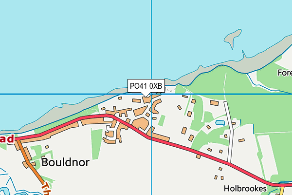 PO41 0XB map - OS VectorMap District (Ordnance Survey) PO41 0XB map - OS VectorMap District (Ordnance Survey)