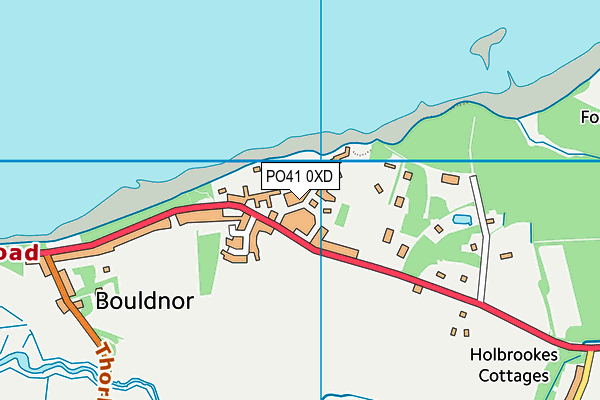 PO41 0XD map - OS VectorMap District (Ordnance Survey) PO41 0XD map - OS VectorMap District (Ordnance Survey)