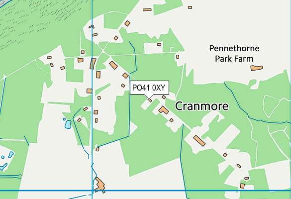 PO41 0XY map - OS VectorMap District (Ordnance Survey) PO41 0XY map - OS VectorMap District (Ordnance Survey)