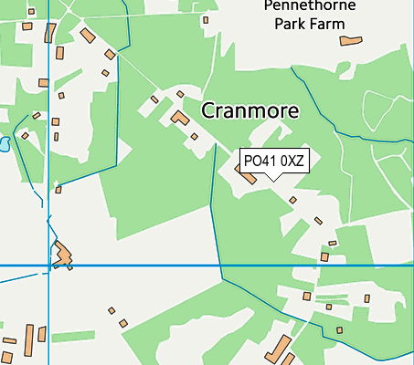 PO41 0XZ map - OS VectorMap District (Ordnance Survey) PO41 0XZ map - OS VectorMap District (Ordnance Survey)