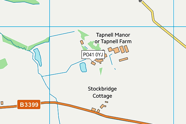PO41 0YJ map - OS VectorMap District (Ordnance Survey) PO41 0YJ map - OS VectorMap District (Ordnance Survey)