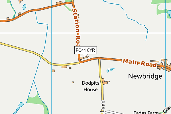 PO41 0YR map - OS VectorMap District (Ordnance Survey) PO41 0YR map - OS VectorMap District (Ordnance Survey)