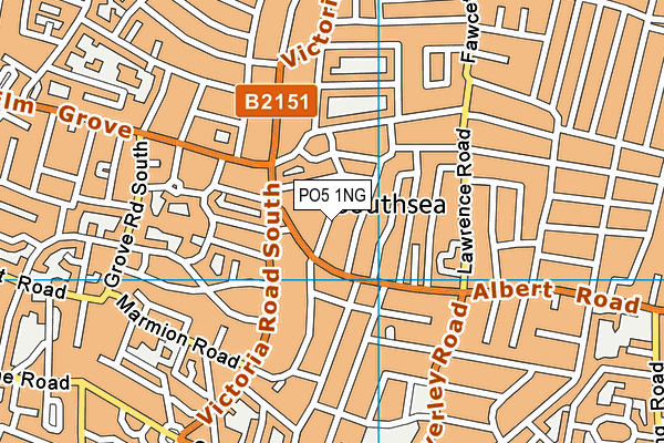 PO5 1NG map - OS VectorMap District (Ordnance Survey) PO5 1NG map - OS VectorMap District (Ordnance Survey)