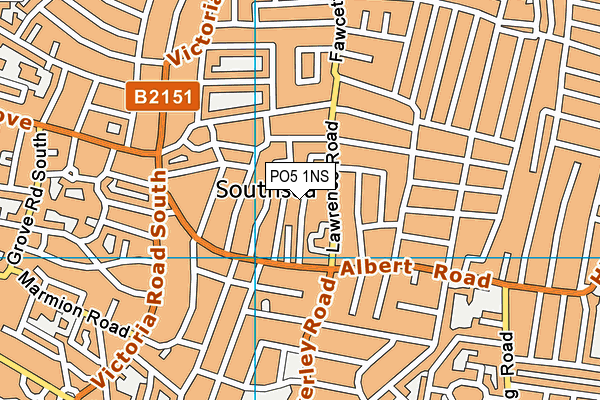 PO5 1NS map - OS VectorMap District (Ordnance Survey) PO5 1NS map - OS VectorMap District (Ordnance Survey)