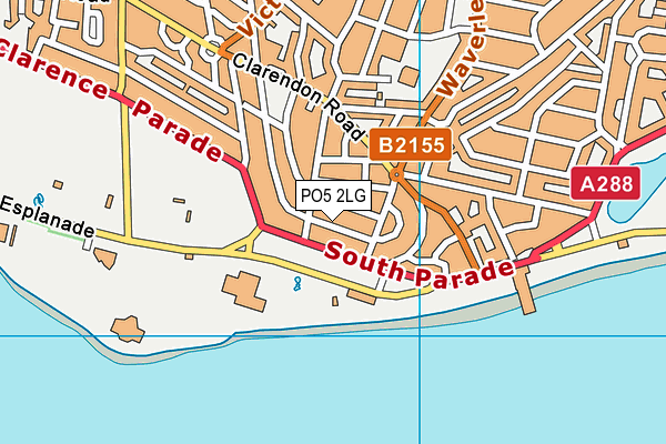 PO5 2LG map - OS VectorMap District (Ordnance Survey) PO5 2LG map - OS VectorMap District (Ordnance Survey)