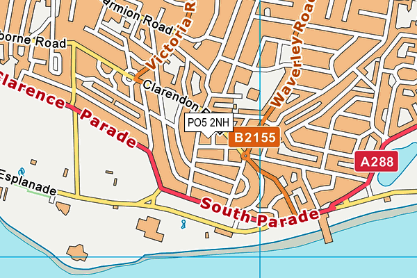 PO5 2NH map - OS VectorMap District (Ordnance Survey) PO5 2NH map - OS VectorMap District (Ordnance Survey)