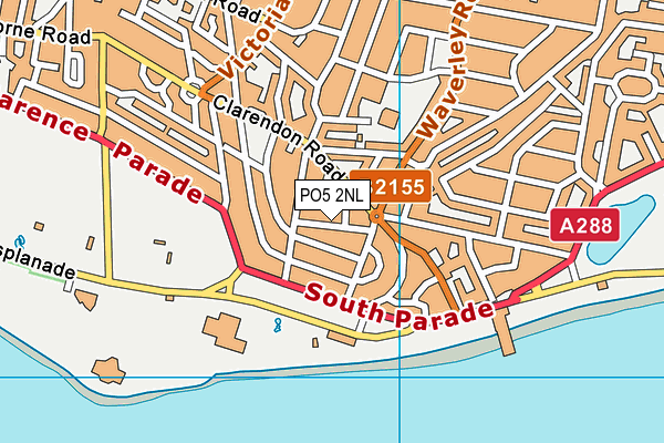 PO5 2NL map - OS VectorMap District (Ordnance Survey) PO5 2NL map - OS VectorMap District (Ordnance Survey)