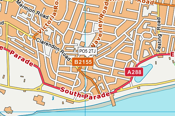 PO5 2TJ map - OS VectorMap District (Ordnance Survey) PO5 2TJ map - OS VectorMap District (Ordnance Survey)