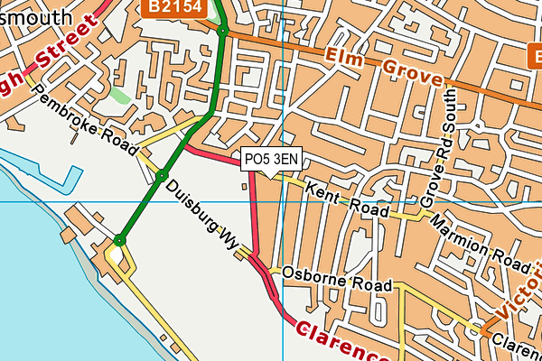 PO5 3EN map - OS VectorMap District (Ordnance Survey) PO5 3EN map - OS VectorMap District (Ordnance Survey)