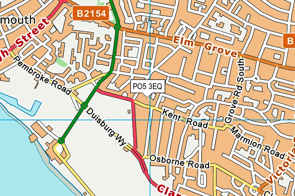 PO5 3EQ map - OS VectorMap District (Ordnance Survey) PO5 3EQ map - OS VectorMap District (Ordnance Survey)