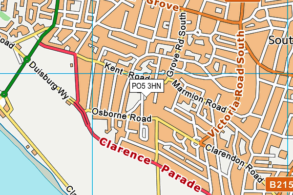 PO5 3HN map - OS VectorMap District (Ordnance Survey) PO5 3HN map - OS VectorMap District (Ordnance Survey)
