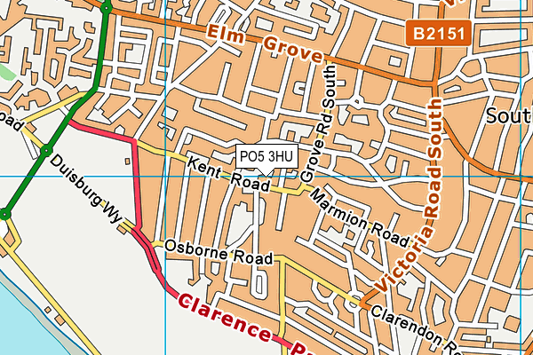PO5 3HU map - OS VectorMap District (Ordnance Survey) PO5 3HU map - OS VectorMap District (Ordnance Survey)
