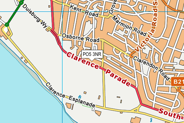 PO5 3NR map - OS VectorMap District (Ordnance Survey) PO5 3NR map - OS VectorMap District (Ordnance Survey)