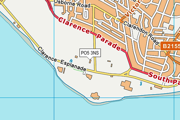 PO5 3NS map - OS VectorMap District (Ordnance Survey) PO5 3NS map - OS VectorMap District (Ordnance Survey)