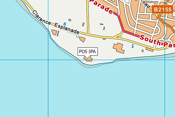 PO5 3PA map - OS VectorMap District (Ordnance Survey) PO5 3PA map - OS VectorMap District (Ordnance Survey)