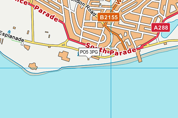 PO5 3PG map - OS VectorMap District (Ordnance Survey) PO5 3PG map - OS VectorMap District (Ordnance Survey)