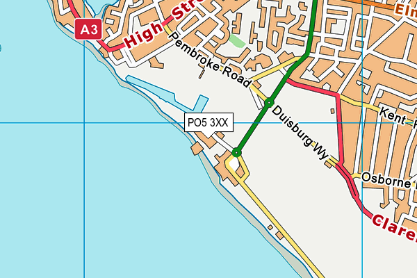 PO5 3XX map - OS VectorMap District (Ordnance Survey) PO5 3XX map - OS VectorMap District (Ordnance Survey)