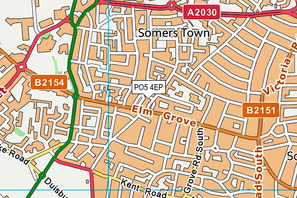 PO5 4EP map - OS VectorMap District (Ordnance Survey) PO5 4EP map - OS VectorMap District (Ordnance Survey)