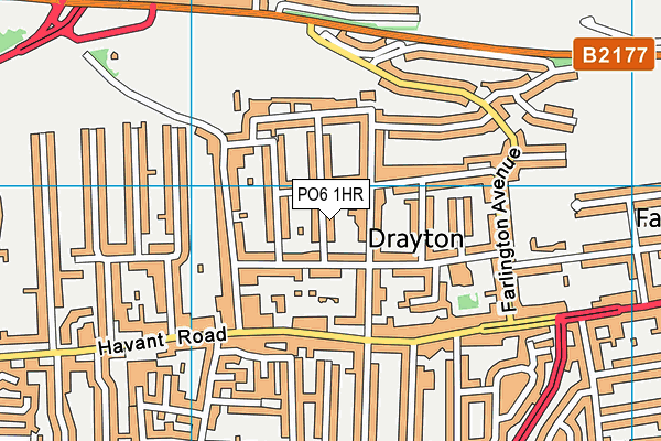 PO6 1HR map - OS VectorMap District (Ordnance Survey) PO6 1HR map - OS VectorMap District (Ordnance Survey)